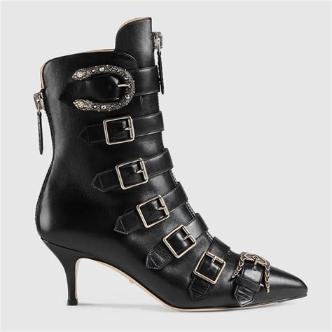 gucci buckle boots